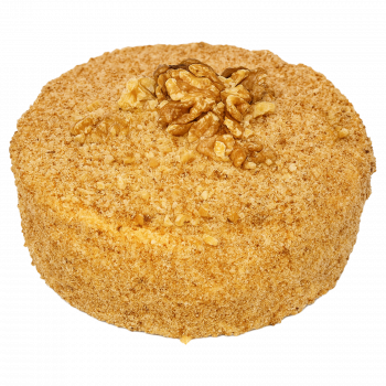 Torte Biskuit mit Erdnüssen "Orehowij"